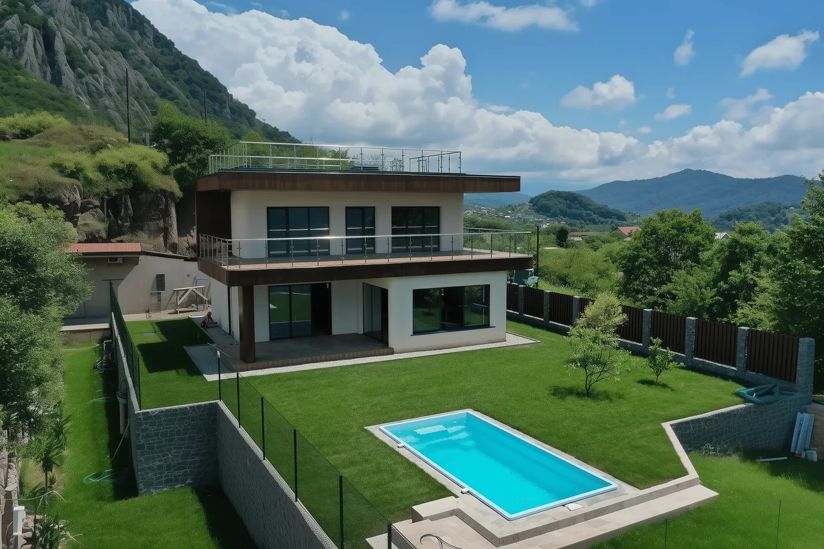 Композитный бассейн Laguna 6 — визуализация в Сосновом Боре