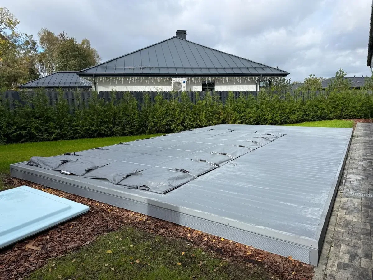 Покрывало Laguna Cover Mesh — установка в Сосновом Боре