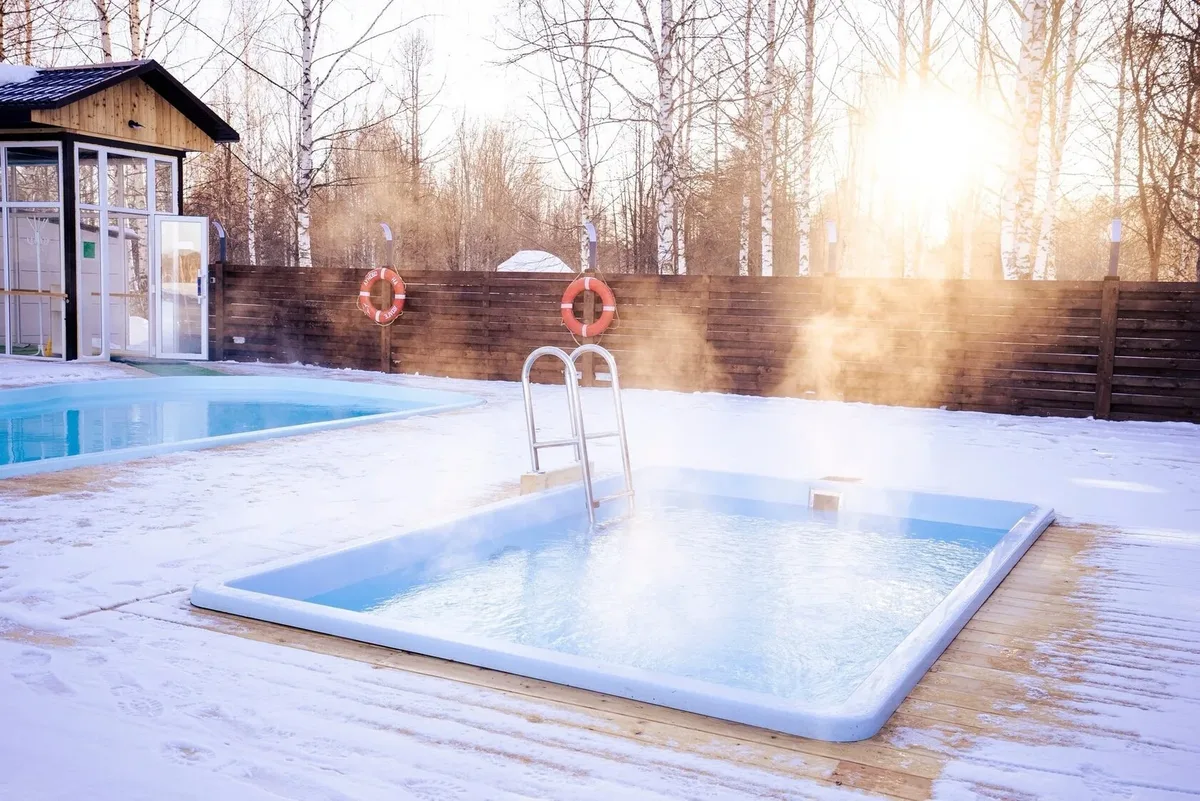 Композитный бассейн Laguna 4 — установка в Сосновом Боре