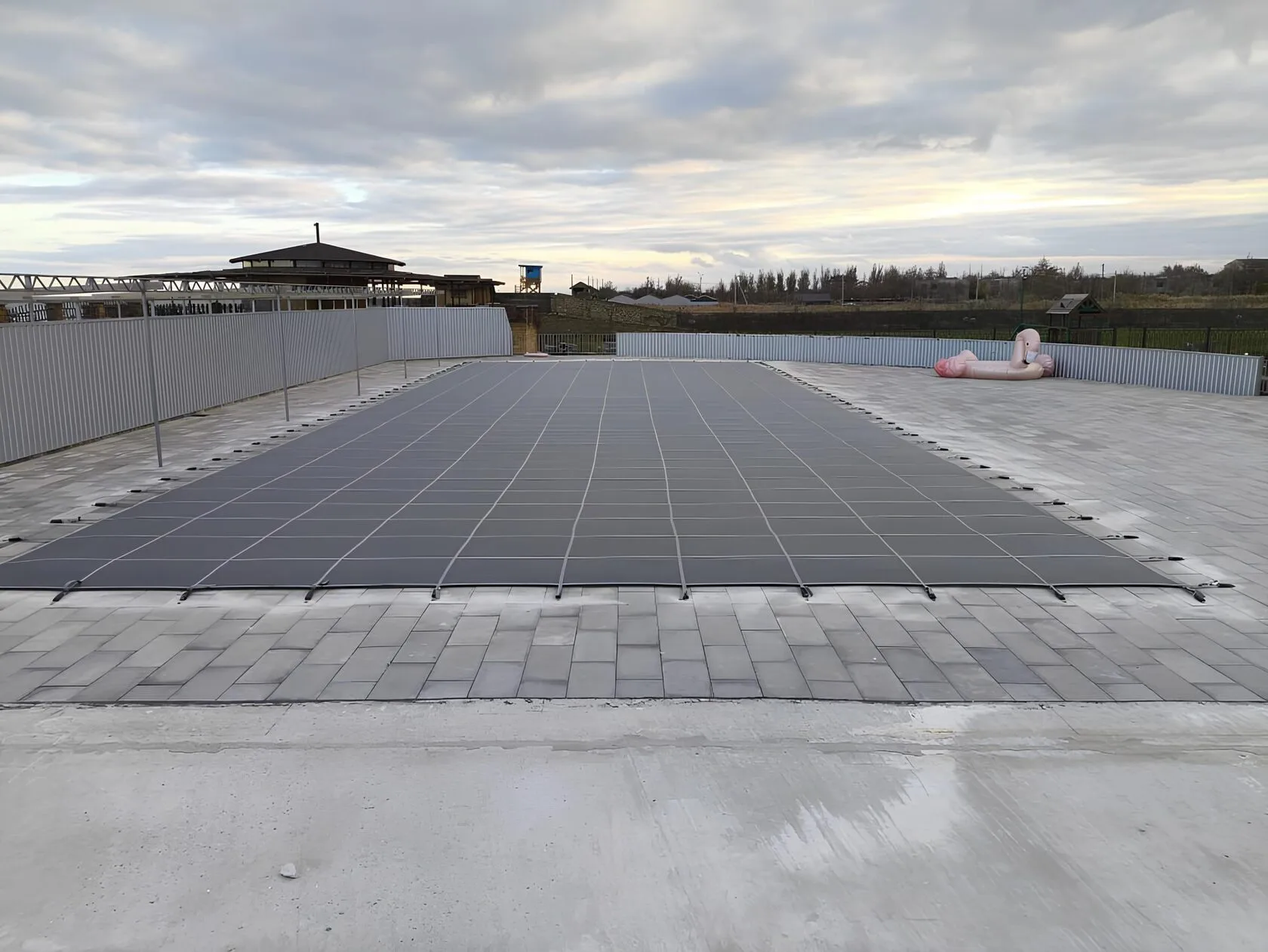 Защитное покрывало для бассейна в Сосновом Боре