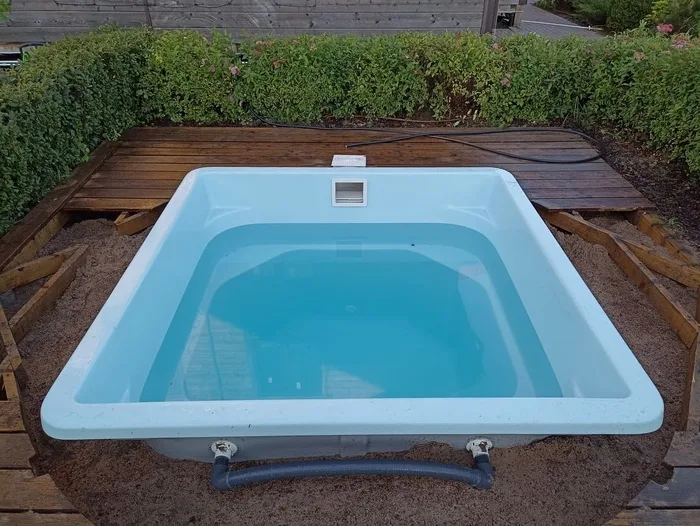 Композитная купель Laguna 2 — установка в Сосновом Боре