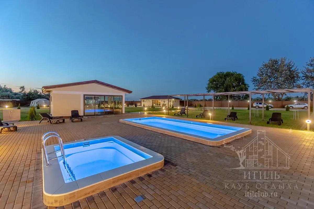 Композитная купель Laguna 3 — установка в Сосновом Боре